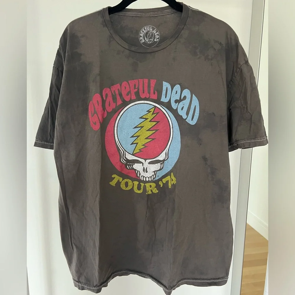 Grateful Dead Men's Tie-Dye Tour '74 T-Shirt - Picture 1 of 3